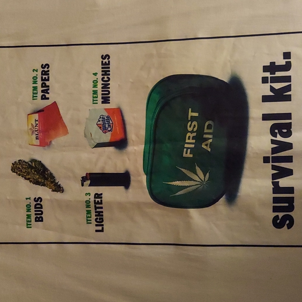 Survival kit t shirt, never worn rare find